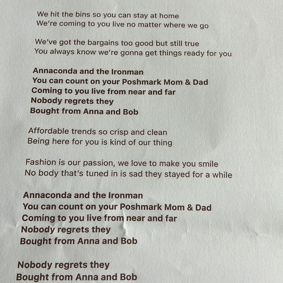 Posh Anniversary Live show! 30 items for 3$ - Picture 5 of 9